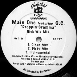 Main One / O.C. Droppin Gramma USED VINYL 12INCH 33 S RPM