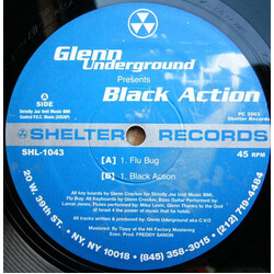 Glenn Underground Black Action USED VINYL 12INCH 45 RPM