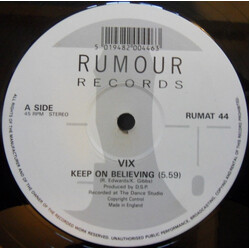 Vix Keep On Believing USED VINYL 12INCH 45 RPM STEREO