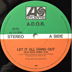 A.D.O.R. Let It All Hang Out USED VINYL 12INCH