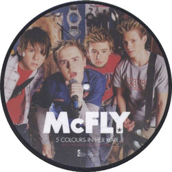 McFly 5 Colours In Her Hair USED VINYL 7INCH 45 RPM SINGLE PICTURE DISC