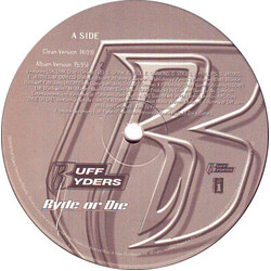 Ruff Ryders Ryde Or Die USED VINYL 12INCH SINGLE