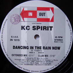 KC Spirit Dancing In The Rain Now USED VINYL 12INCH 45 RPM