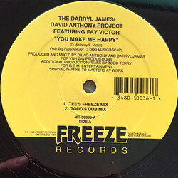 Darryl James & David Anthony / Fay Victor You Make Me Happy USED VINYL 12INCH 33 S RPM
