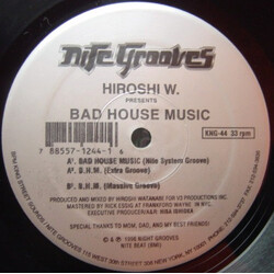Hiroshi Watanabe Bad House Music USED VINYL 12INCH 33 S RPM