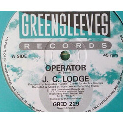 JC Lodge Operator USED VINYL 12INCH 45 RPM