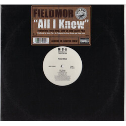 Field Mob All I Know / Sick Of Being Lonely (Jazze Pha Remix) / Cut Loose USED VINYL 12INCH