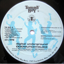 Digital Underground Doowutchyalike / Packet Man USED VINYL 12INCH REPRESS SINGLE