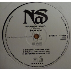 Nas Warrior Song USED VINYL 12INCH