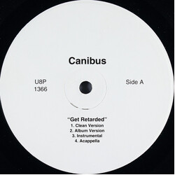 Canibus Get Retarded USED VINYL 12INCH 33 S RPM PROMO