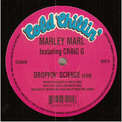 Marley Marl Droppin' Science / Juice Crew All Stars USED VINYL 12INCH 33 S RPM LIMITED EDITION