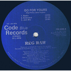 Reg Raw Go For Yours USED VINYL 12INCH 33 S RPM