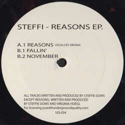 Steffi (8) Reasons EP. USED VINYL 12INCH EP 33 S RPM