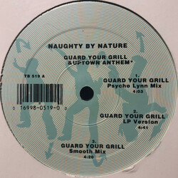 Naughty By Nature Guard Your Grill & Uptown Anthem USED VINYL 12INCH 33 S RPM