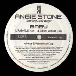 Angie Stone / Betty Wright Baby USED VINYL 12INCH PROMO