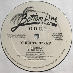 O.D.C. (5) G-Rupture EP USED VINYL 12INCH EP 33 S RPM