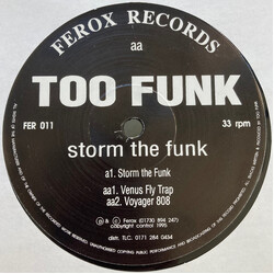 Too Funk Storm The Funk USED VINYL 12INCH 33 S RPM