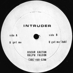 Intruder U Got Me USED VINYL 12INCH 33 S RPM