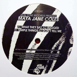 Maya Jane Coles What They Say USED VINYL 12INCH 33 S RPM