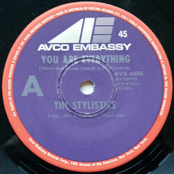 The Stylistics You Are Everything USED VINYL 7INCH 45 RPM SINGLE