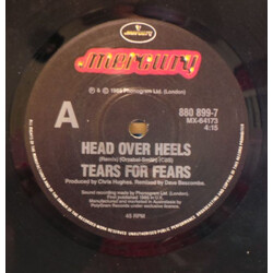 Tears For Fears Head Over Heels USED VINYL 7INCH 45 RPM SINGLE
