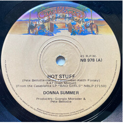 Donna Summer Hot Stuff USED VINYL 7INCH 45 RPM