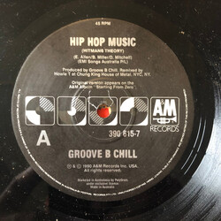 Groove B Chill Hip Hop Music USED VINYL 7INCH 45 RPM SINGLE