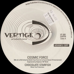 Cosmic Force (2) / Clyde Alexander & Sanction Chocolate Starfish / Got To Get Your Love USED VINYL 12INCH 33 S RPM PROMO