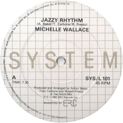 Michelle Wallace / Brenda Watts Jazzy Rhythm / Who Needs A Love Like That USED VINYL 12INCH 45 RPM