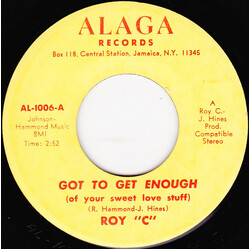 Roy C. Hammond Got To Get Enough (Of Your Sweet Love Stuff) USED VINYL 7INCH 45 RPM