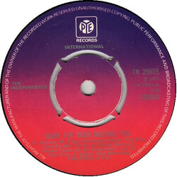 The Independents Baby I've Been Missing You USED VINYL 7INCH 45 RPM