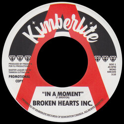 Broken Hearts Inc. In A Moment USED VINYL 7INCH 45 RPM SINGLE PROMO MONO