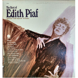 Edith Piaf The Best Of Edith Piaf Vinyl LP USED