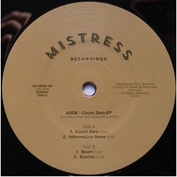 Asok Count Zero EP USED VINYL 12INCH 33 S RPM EP