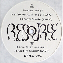 Steve Cooper Moving Waves USED VINYL 12INCH 33 S RPM