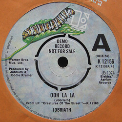 Jobriath Ooh La La USED VINYL 7INCH SINGLE PROMO
