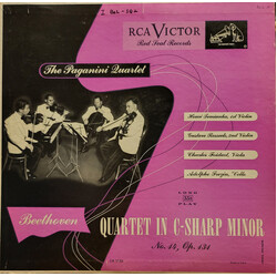 Ludwig van Beethoven / Paganini Quartet Quartet In C Sharp Minor No. 14, Op.131 Vinyl LP USED
