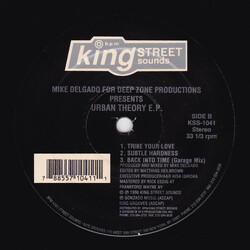 Mike Delgado / Deep Zone Urban Theory E.P. USED VINYL 12INCH 33 S RPM EP