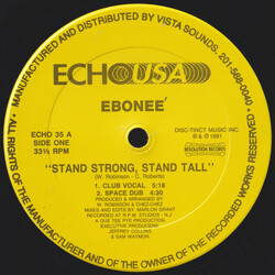 Eboneé (2) Stand Strong, Stand Tall USED VINYL 12INCH 33 S RPM