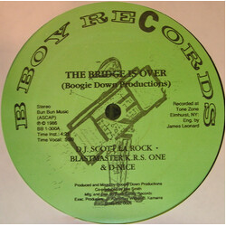 Boogie Down Productions The Bridge Is Over USED VINYL 12INCH REPRESS