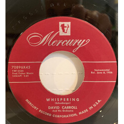 David Carroll & His Orchestra Whispering / Marimba Charleston USED VINYL 7INCH 45 RPM