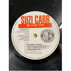 Suzi Carr All Over Me USED VINYL 12INCH 33 S RPM