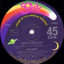 Shalamar Right In The Socket USED VINYL 12INCH 45 RPM