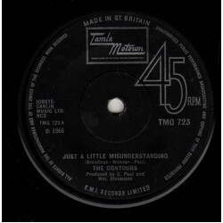 The Contours Just A Little Misunderstanding USED VINYL 7INCH 45 RPM SINGLE