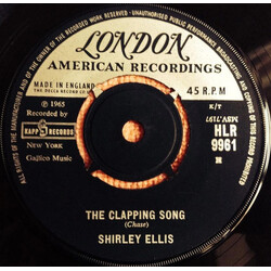 Shirley Ellis The Clapping Song USED VINYL 7INCH 45 RPM SINGLE