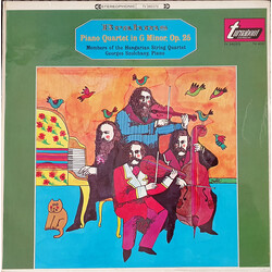 Johannes Brahms / The Hungarian Quartet / Georges Solchany Piano Quartet In G Minor, Op.25 Vinyl LP USED