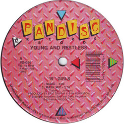 Young & Restless "B" Girls USED VINYL 12INCH 33 S RPM