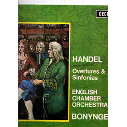 Georg Friedrich Händel / English Chamber Orchestra / Richard Bonynge Overtures & Sinfonias Vinyl LP USED