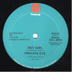 Private Eye (8) Hot Girl USED VINYL 12INCH 33 S RPM PROMO