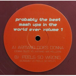 Armand Van Helden Probably The Best Mash Ups In The World Ever Volume 1 USED VINYL 12INCH 33 S RPM